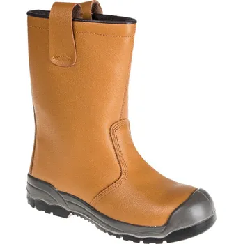 Pracovní obuv PORTWEST Obuv FW13 Steelite Rigger S1P CI, holeňová, zateplená s ocelovou špicí a stélkou POR-FW13TAR42 42 Hnědá světlá