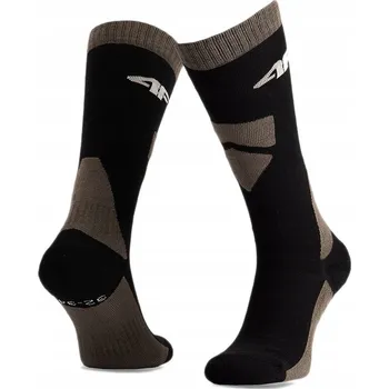 Pánské ponožky 4F LYŽAŘSKÉ PONOŽKY ČERNÉ VYSOKÉ 38-40
