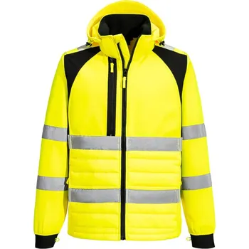 pracovní bunda PORTWEST Bunda WX2 CD863 Eco Hi-Vis Hybrid, reflexní POR-CD863YBRXXXL 3XL Žlutá/černá