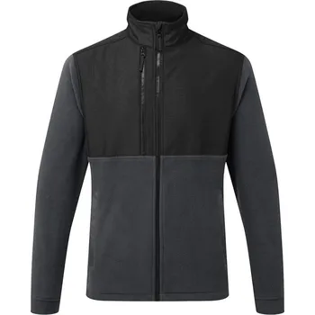 pracovní mikina PORTWEST Mikina WX2 Eco Fleece CD871 na zip, fleece POR-CD871MGRS S Šedá metal
