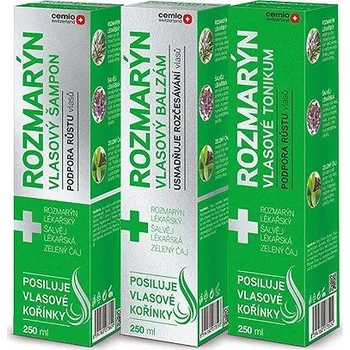 Kosmetická sada Cemio Rozmarýn šampon + balzám + tonikum