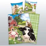 Povlečení Animal Club Zvířátka Bavlna, 140x200, 70x90 cm