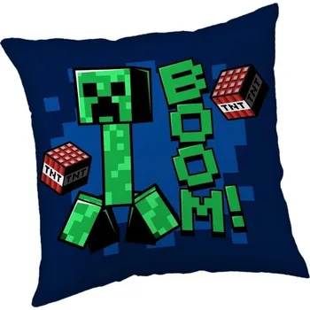 Bytový textil Polštářek Minecraft Jolly Boom Polyester, 40x40 cm