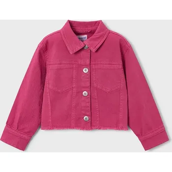 Dívčí bunda Dětská riflová bunda Mayoral 3455.6H.Mini.PPY2 růžová 42X, vel. 104