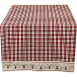 Bavlněný běhoun na stůl Cosy Lodge - 50x140 cm