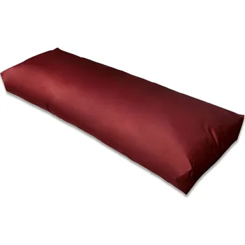 Podsedák Čalouněný polstr na opěradlo vínově červený 120 x 40 x 10 cm - 8718475908982