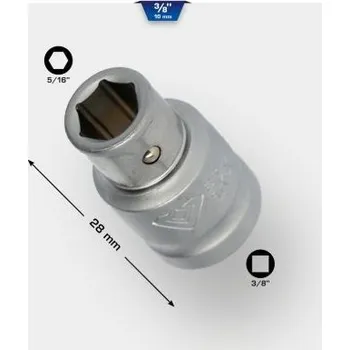 Gola hlavice Brilliant Tools BT021903 Adaptér na bity 3/8", na 5/16"