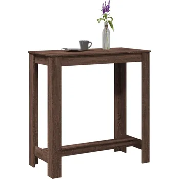 Jídelní stůl Barový stůl hnědý dub 102 x 50 x 103,5 cm kompozitní dřevo - 8721158387035