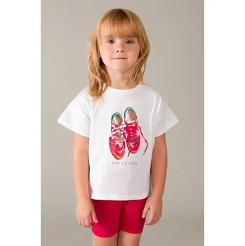 Dětská souprava Mayoral 3731.6K.Mini.PPY2 červená 33X, vel. 128