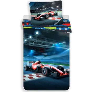 Povlečení Povlečení Formule modrá Bavlna, 140x200, 70x90 cm