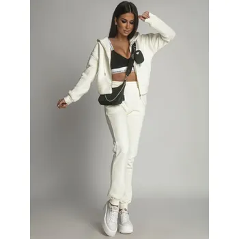 Dámská zateplená tepláková souprava Ekri FASARDI šedá 2579947