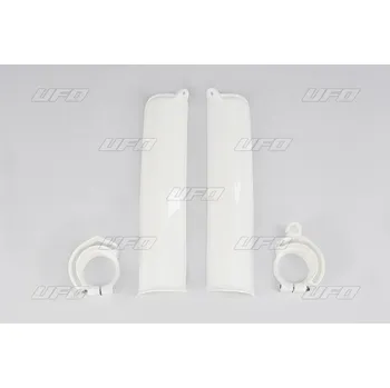Tlumič řízení UFO kryty předních tlumičů KTM 125/250/360/500/600 90-92 barva bílá (UFO kryty předních tlumičů KTM 125/250/360/500/600 90-92 barva bílá)