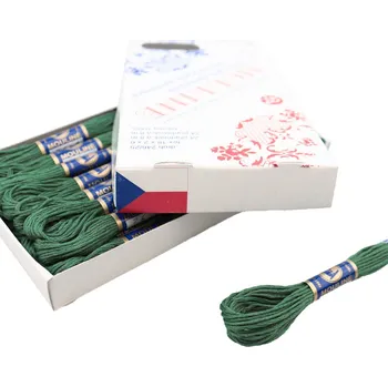 Příze Niťárna Vyšívací příze Mouline 6872 - myslivecká zelená