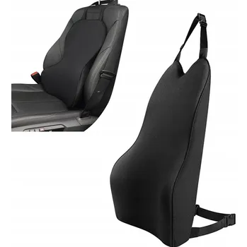 Polštář ERGONOMICKÝ BEDERNÍ POLŠTÁŘ Z PAMĚŤOVÉ PĚNY DO AUTA PRO ŘIDIČE 54x45x10 cm