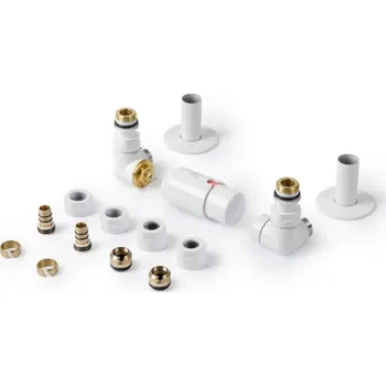 Ventil DK Terma VISION ALL IN ONE levá tříosá termostatická sada ventilů Soft 9016