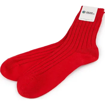 Dámské ponožky Vlněné ponožky mongolské unisex Varianta: 6 červená, Balení: 1 pár