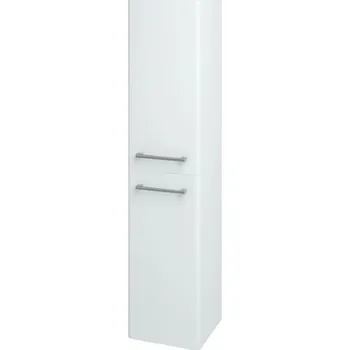 Koupelnový nábytek Skříňka vysoká L/P, bílá, DERBY
