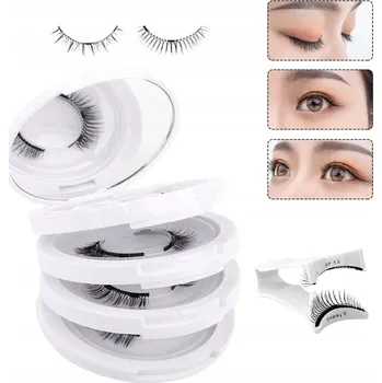 Umělé řasy Magnetické Řasy Umělé JAKO PŘIROZENÉ 8ks + Aplikátor BEZ Lepidla PREMIUM