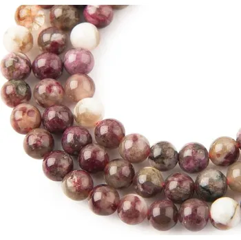 Korálek Korálky z minerálu Růžový turmalín 8 mm