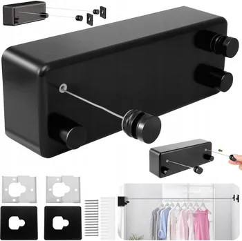 Sušák na prádlo DLOUHÁ ROZTAHOVACÍ ŠŇŮRA NA PRÁDLO 4,2M ODOLNÁ ŠŇŮRA NA SUŠENÍ PRÁDLA