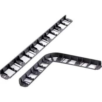 Zahradní obrubník Černý plastový zahradní obrubník GC25 - 800 x 8,4 x 4,5 cm