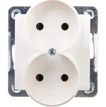 Elektrická zásuvka Ospel béžová nástěnná Elektrická Zásuvka