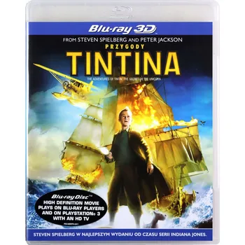 Blu-ray film Przygody Tintina 3D Blu-ray disk