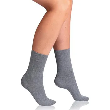 Dámské ponožky Bellinda BAMBUS LADIES COMFORT SOCKS 5x - Dámské bambusové ponožky 5 ks - BE496862 šedá 35 - 38