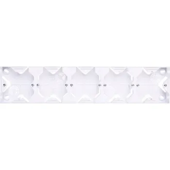 Elektroinstalační krabice Elektroinstalační krabice nástěnná Ospel 84 x 368 x 34 mm