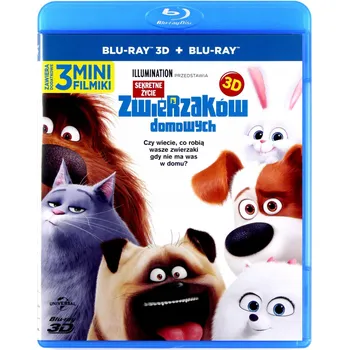 Blu-ray film Sekretne życie zwierzaków domowych 3D Blu-ray disk