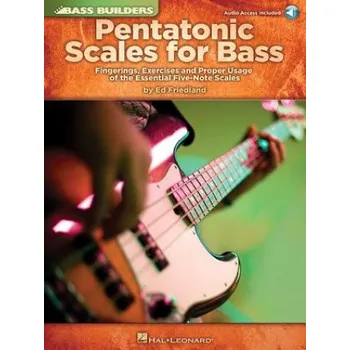 Pentatonic Scales for Bass (Ed Friedland)(Kniha)