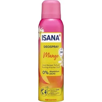 ISANA DEODORANT MANGO 24H OVOCNÁ SVĚŽÍ VŮNĚ SPOLEHLIVÁ OCHRANA