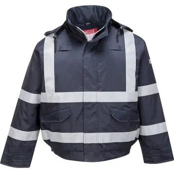 Pracovní zástěra PORTWEST Bunda Bomber Bizflame Rain FR Multi Protection S783, zateplená POR-S783NARXL XL Navy