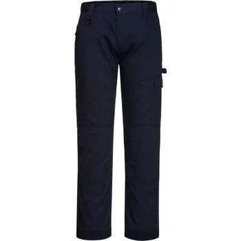 montérky PORTWEST Kalhoty Super Work Trouser CD884, do pasu POR-CD884NAS36 Navy 36 Zkrácené na výšku 173 cm