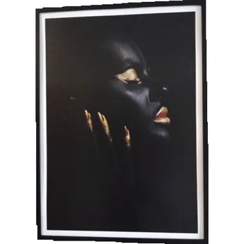 Obraz Obraz v rámu Tvář Golden 2 53x73 cm