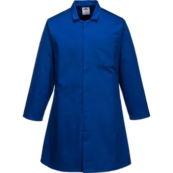 montérky PORTWEST Plášť 2202, potravinářský, pánský, jedna kapsa POR-2202RBRXXL 2XL Modrá královská