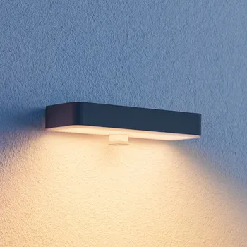 Venkovní osvětlení STEINEL LED solární nástěnné světlo XSolar SOL-O S, antracitový senzor antracitová LED 3,3 W celkem - Doprava zdarma