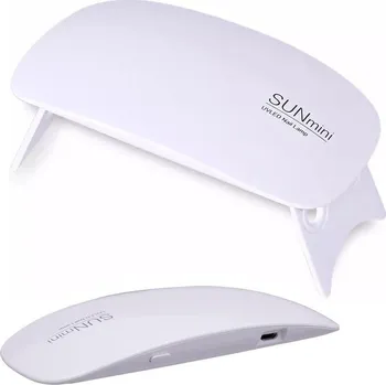UV lampa na nehty Mini UV LED lampa na nehty pro hybridní laky a gely - můstek