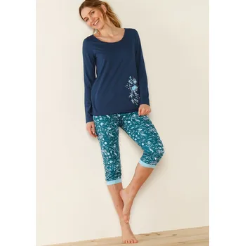 Pánské tričko Blancheporte Tričko s dlouhými rukávy, námořníky modré nám.modrá 56