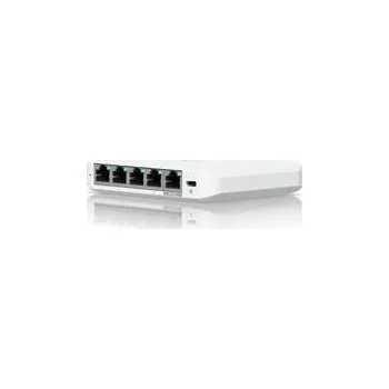 Switch Ubiquiti UniFi Switch Flex Mini 2.5G (USW-Flex-2.5G-5), 5-Port 2.5Gbt, PoE-in, USB-C USW-Flex-2.5G-5