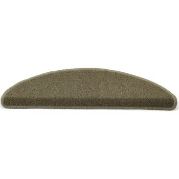 Nášlap na schod Flomat Béžový kobercový půlkruhový nášlap na schody Paris - 17 x 56 cm