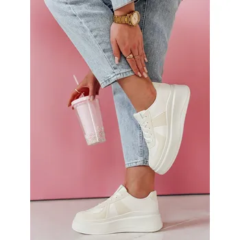 Dámské tenisky Dámské tenisky na platformě MODNIKKI ZY0874 Barva: Bílá, Velikost: 39