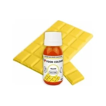 Potravinářské barvivo Food Colours tekutá barva do čokolády Yellow (18 ml)
