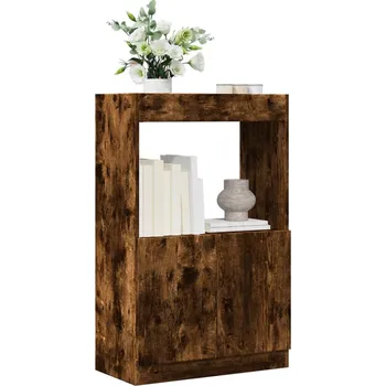 Příborník do zásuvky Skříň highboard kouřový dub 63 x 33 x 100 cm kompozitní dřevo - 8721158398994
