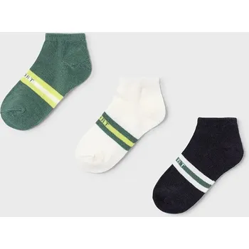 Dětské ponožky Mayoral 3-pack 10182.5F.Mini.PPY2 zelená 77X, vel. 23/26