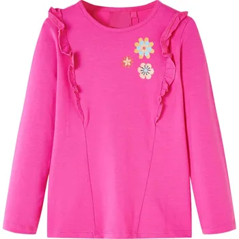 Chlapecké tričko Dětské tričko s dlouhým rukávem tmavě růžové 104 - 8721012032569