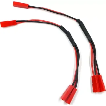 RC náhradní díl Yeah Racing Y-Kabel JST BEC samec na 2x samec ( 2 kusy )