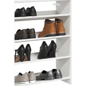 Botník Botník bílý 60x25x81 cm kompozitní dřevo - 8721158649096