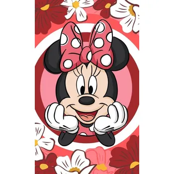 Dětské zboží Dětský ručník Minnie red Bavlna - Froté, 50x30 cm