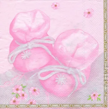 Papírový kapesník Pol-Mak Ubrousky MAKI L (20ks) Little Pink Shoes 615721